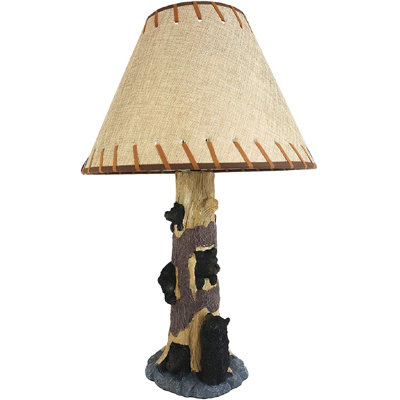 Lampe de chevet brune Starbuck 22 po