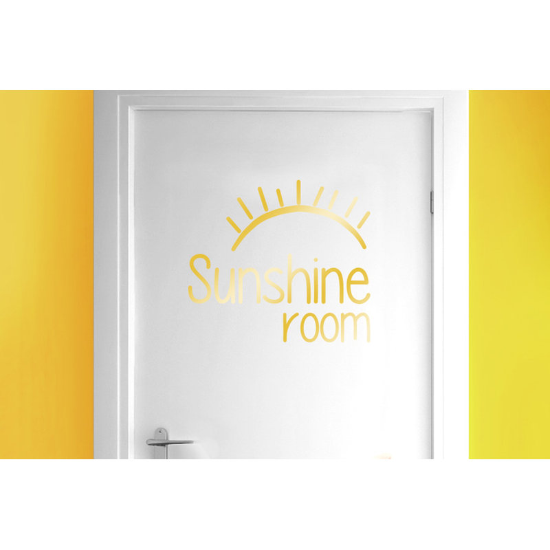 Wall Decal, Shiny Gold