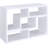 Velma Modern TV Stand And Bookshelf With Wood Finish, Multipurpose Storage Solution For Living Room