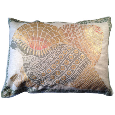 Shells Linen Rectangular Pillow Cover