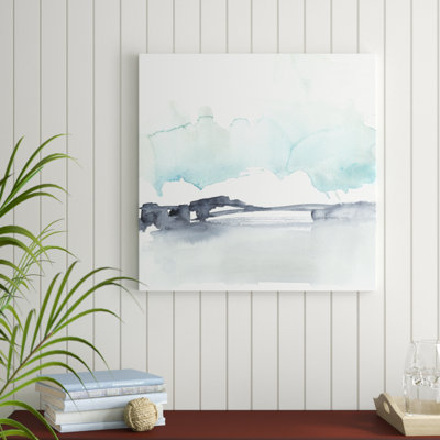 Snow Line VI by Jennifer Goldberger - Wrapped Canvas Painting