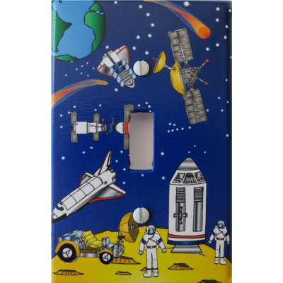 Outer Space People 1 - Gang Toggle Light Switch Wall Plate