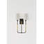 Applique murale Glenmont en laiton vieilli et bronze vieilli-112642469
