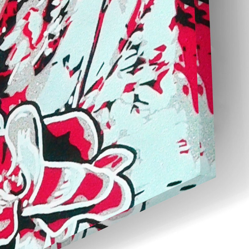 Epic Art «Mirror Geisha» par Abstract Graffiti Acry «Mirror Geisha» par Abstract Graffiti, H 16 po x l 24 po x P 0,2 po