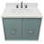 Bleu aqua / quartz blanc est en rupture de stock
