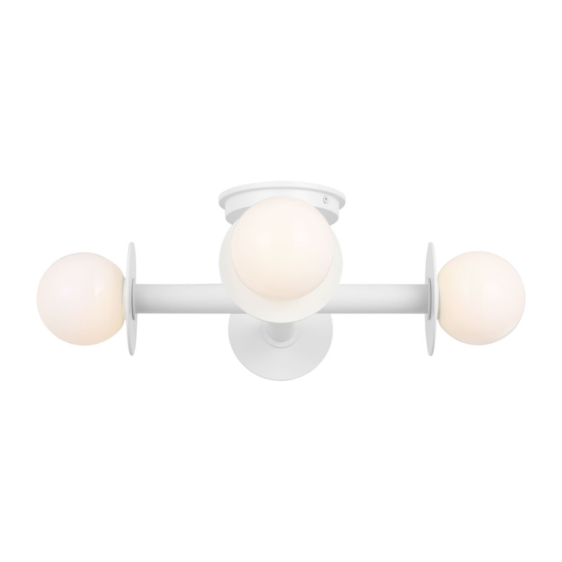 4 - Light Semi Flush Mount
