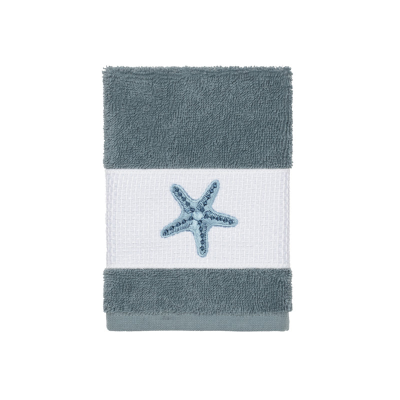 Lydia Midweight Washcloth, Teal