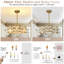 Lustre tambour 4 lumières à longueur réglable-733590628