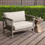 Leo Outdoor Accent Chair Taupe