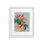 Motif floral abstrait pivoines - cadre photo unique