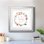 Live Laugh Love - Reproduction d'art textuel sur papier encadré