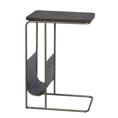 Metal C Table with Storage