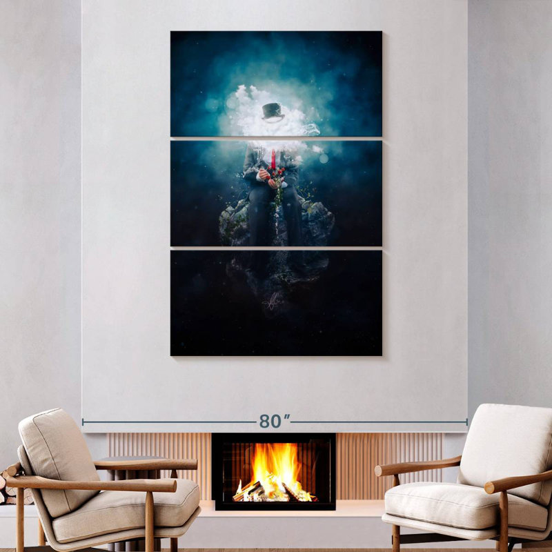 Kelan Man's Patience, 74" H x 48" W