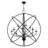Lesperance 12 - Light Dimmable Globe Chandelier-200586039