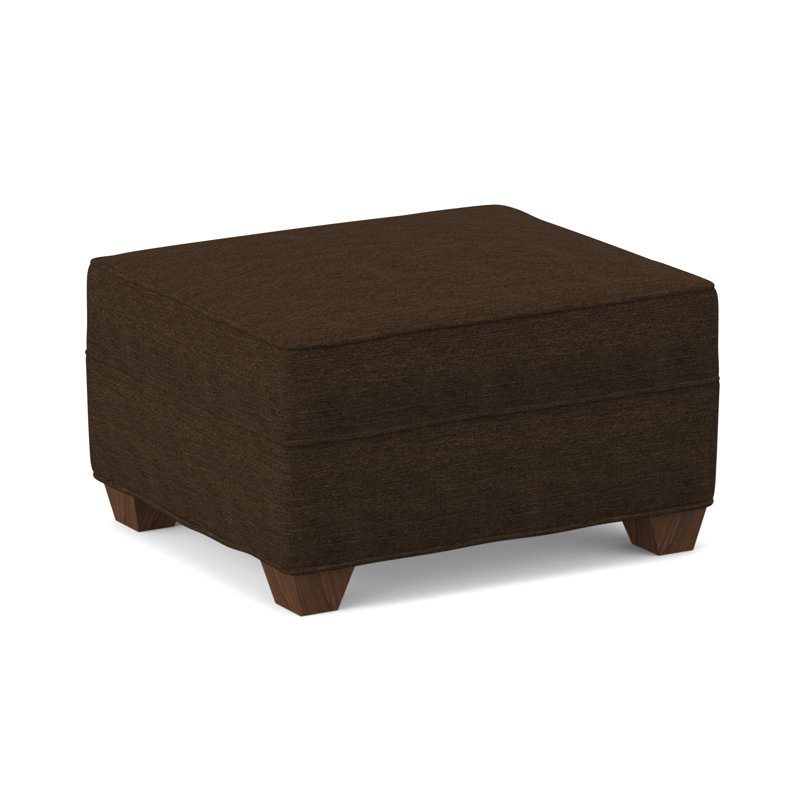 Repose-pieds rectangulaire large de 26 po Phillips, Noyer Montana, Chocolat antique