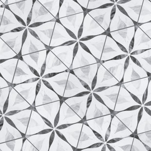 Classico Bardiglio Hex 7" x 8" Porcelain Patterned Wall & Floor Tile