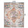 Beverly Oriental Orange/Blue/Cream Area Rug