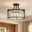Plafonnier encastré en cristal 4 lumières