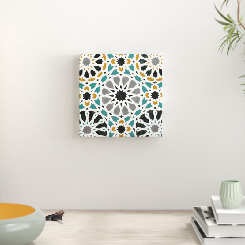 Dayir - Wrapped Canvas Painting, 30cm H x 30cm W