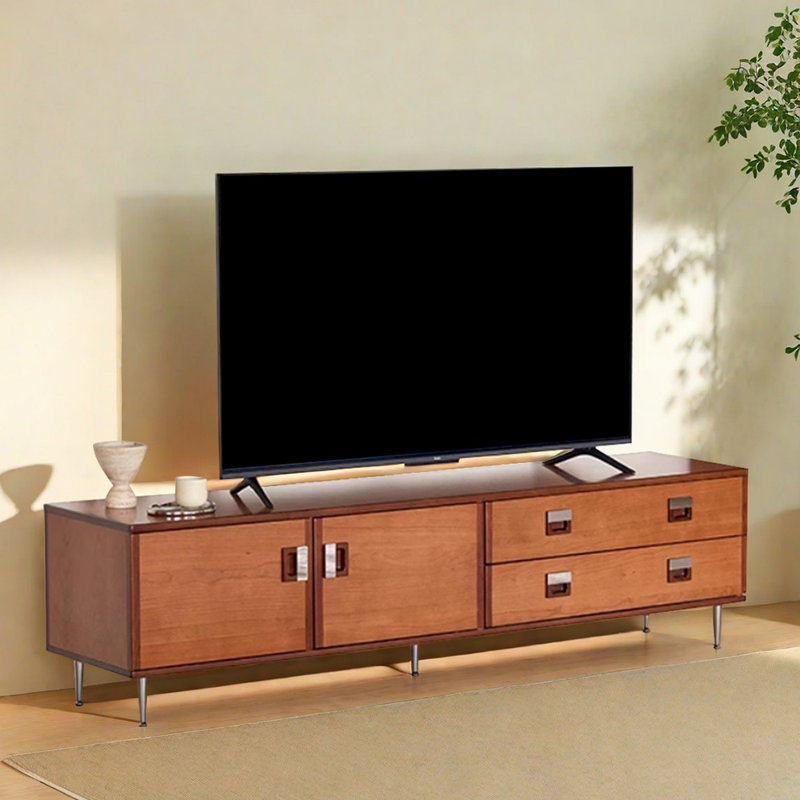 Meuble télé minimaliste, H 18,7 po x L 81,88 po x l 15,74 po