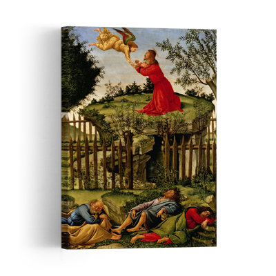 L'agonie au jardin, vers 1500. Estampe d'art mural abstraite et contemporaine.