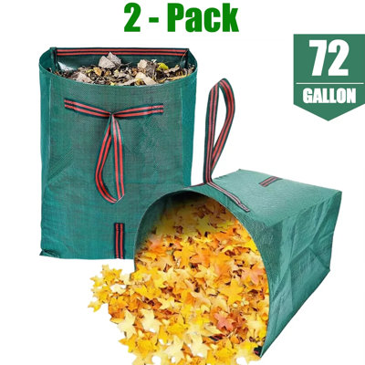 72 Gallon  Reusable Garden Leaf  Waste Bags