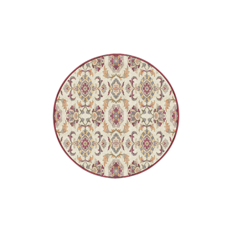 Tapis Flem avec envers antidérapant, Rond 8 pi