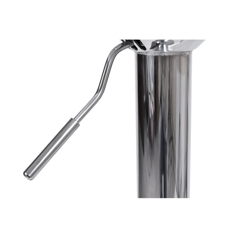 Tabouret de bar pivotant réglable au gaz (blanc) - chacun, White, 1 PC