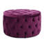 Velours fuchsia moderne avec un panneau latéral élégant et intemporel