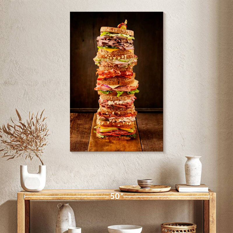 Yarlin Sandwich Stack, 39" H x 26" W