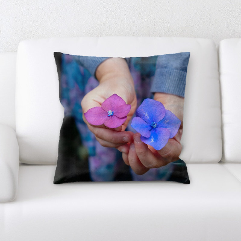 Coussin décoratif fleurs