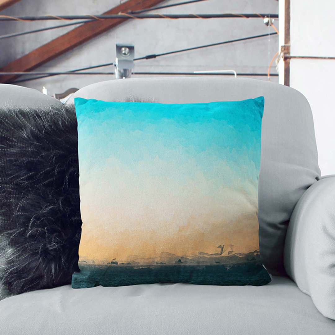 Croatia from a Distance Cushion with Filling