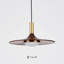 Luminaire suspendu moderne en bois imprimé Mid-Century