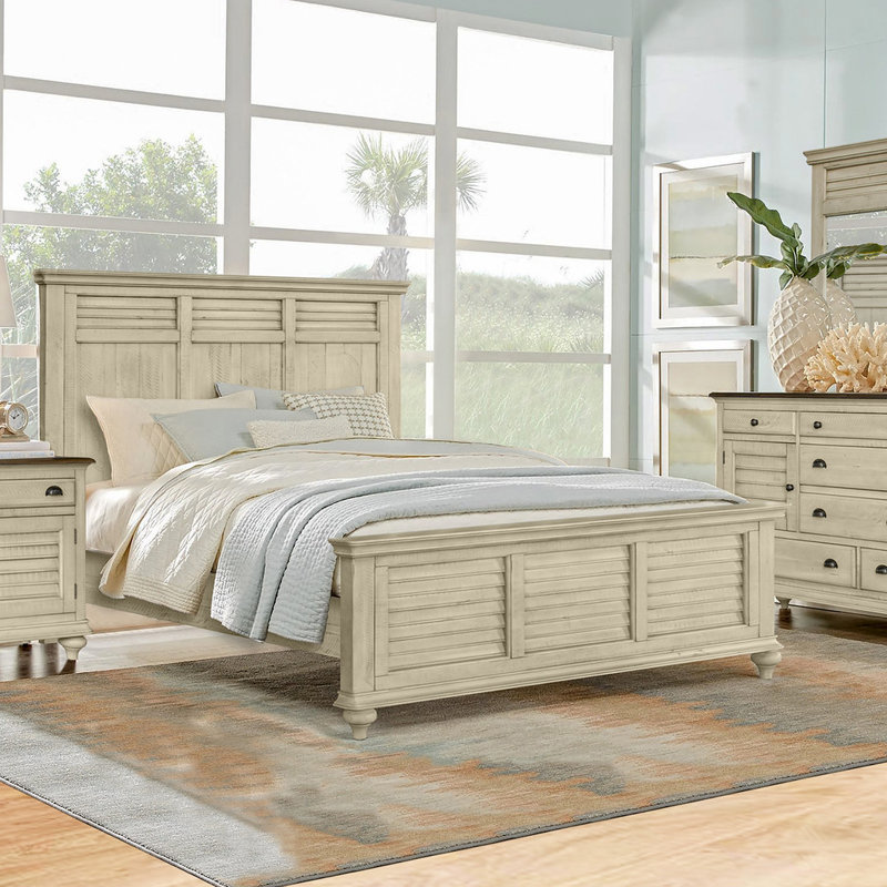 Wilfred Solid Wood Platform Bed, King