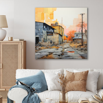 «Warehouse Industrial Cubic Palette II», reproduction sur toile