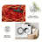 Red Marble with Gold Geometric carpet-easy to clean, machine-washable, soft and comfortable; suitable for door mats, kitchens, living rooms, bedrooms, corridors, and laundry areas. Easy to clean, durable carpet for home decoration.-1431662098