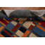 Tapis indien géométrique moderne