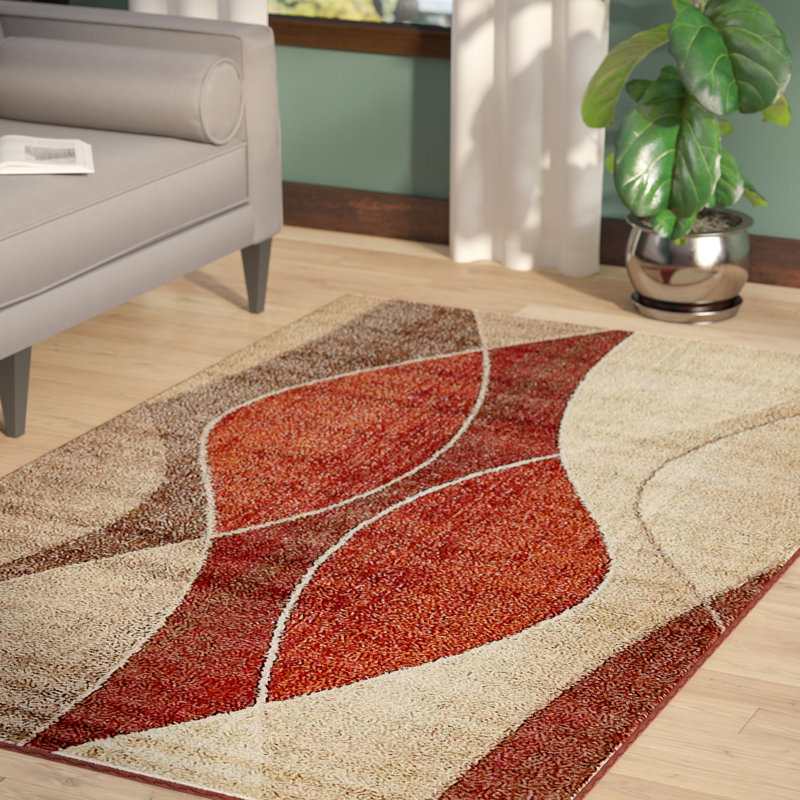 Tapis géométrique Alair, Rectangle 4 pi 1 po x 6 pi 1 po