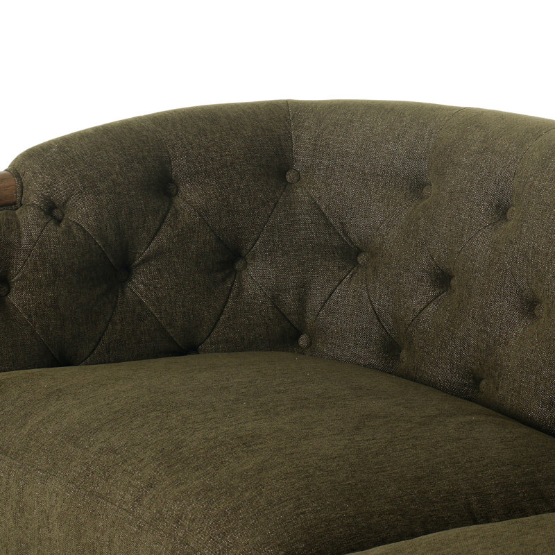 Ellsworth 91" Rolled Arm Sofa, 29.75" H x 78" W x 36" D, Sutton Olive