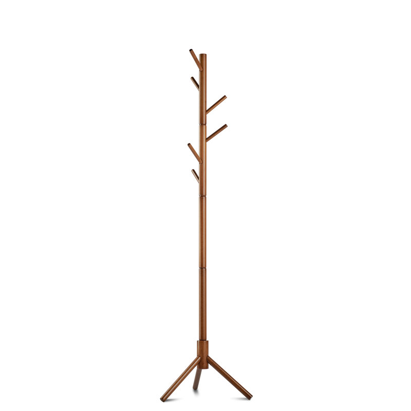 Portemanteaux en bois, 6 crochets - 3 tailles ajustables
