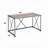 Reese Metal Console Table with Wooden Top