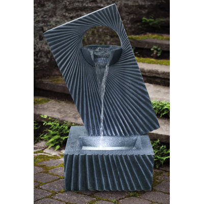 Fontaine étoile en résine avec lumière DEL