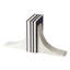 Sleek Bookend-White
