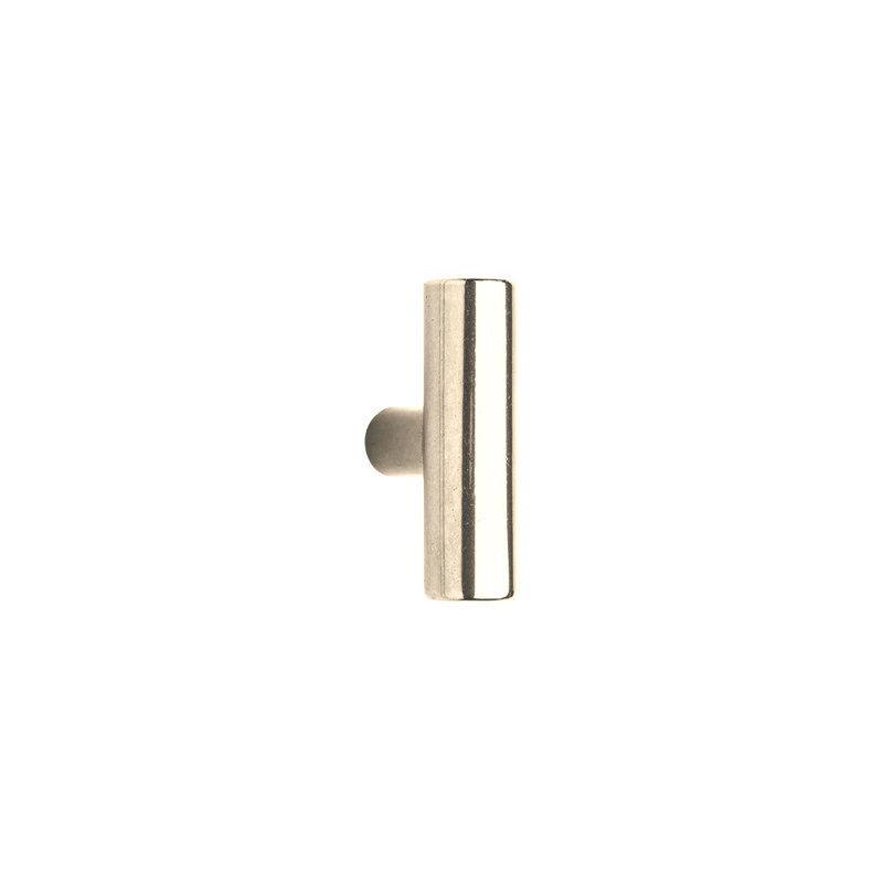 Tube Bronze Bar Knob, White Bronze Brushed