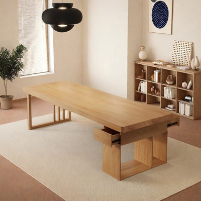 Grande table écologique en bois de frêne
