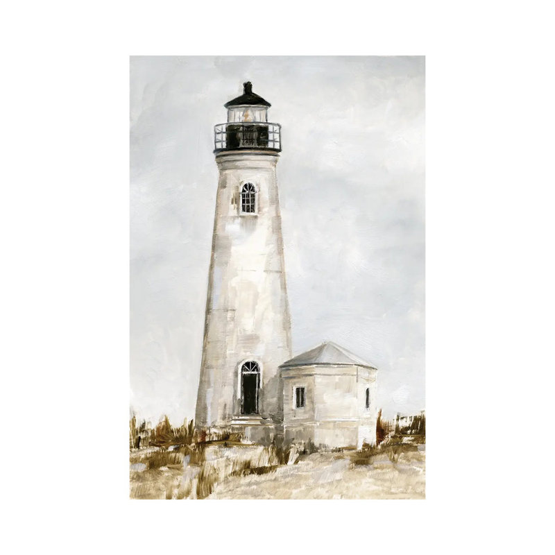 Rustic Lighthouse I by Ethan Harper - Wrapped Canvas Gallery-Wrapped Canvas Giclée, 20.32 cm H x 30.48 cm W
