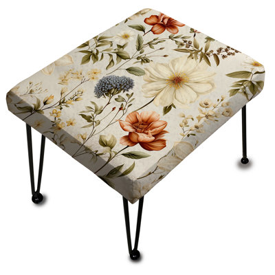 Antique Garden - Repose-pieds rectangulaire Plants