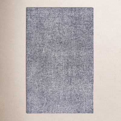 Britley Black White Hand-Tufted Wool Rug
