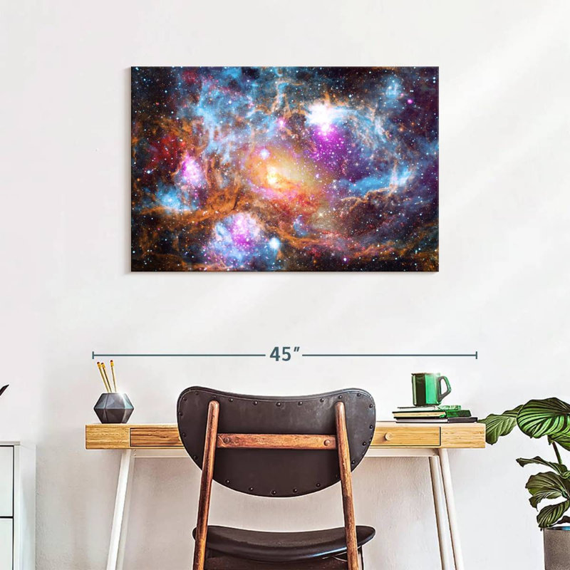 Oberle Cosmic Galaxies, 24" H x 36" W