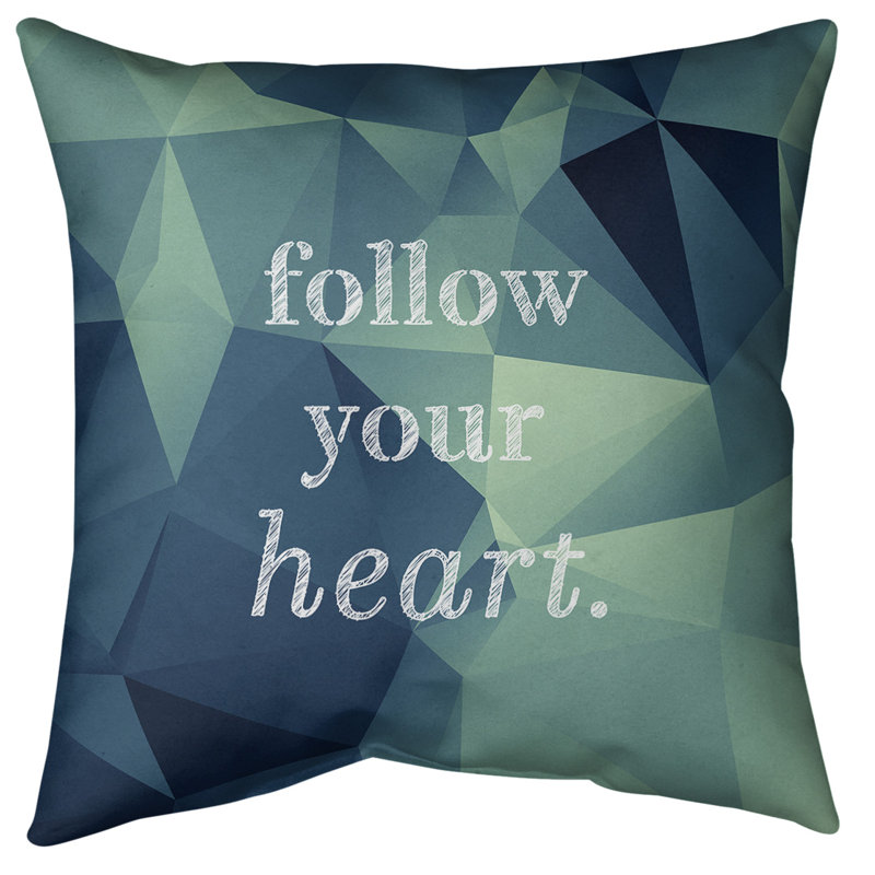 Coussin de sol, 36 po x 36 po, Marine / vert